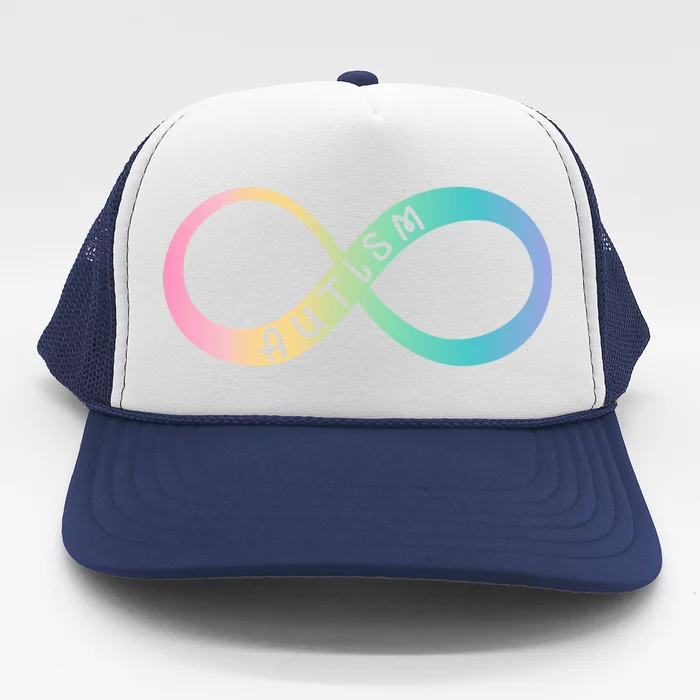 Autism Awareness Colorful Neurodiversity Symbol Trucker Hat