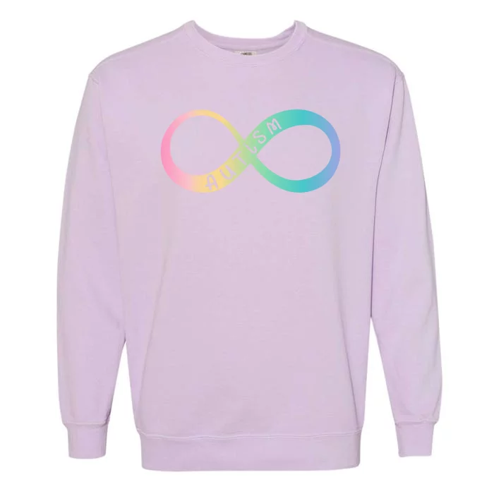 Autism Awareness Colorful Neurodiversity Symbol Garment-Dyed Sweatshirt