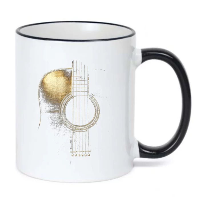 Acousticguitarlite(Pleaseseedescription) Black Color Changing Mug