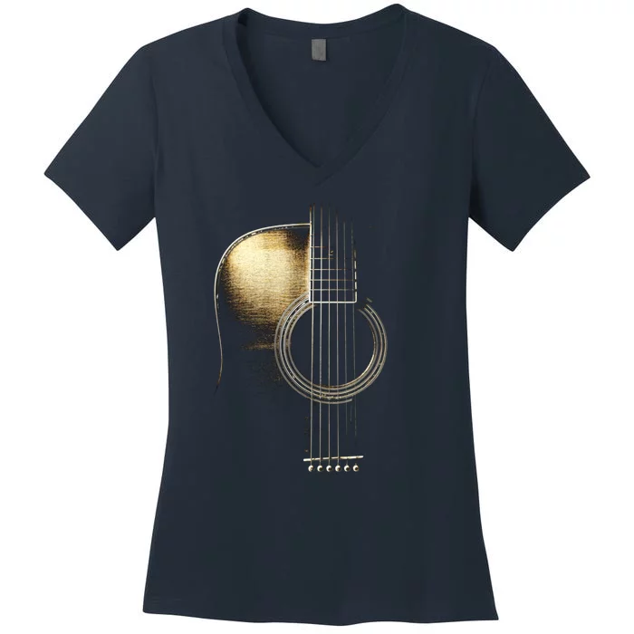 Acousticguitarlite(Pleaseseedescription) Women's V-Neck T-Shirt