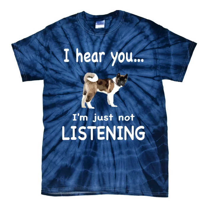 American Akita Dog American Akita Tie-Dye T-Shirt