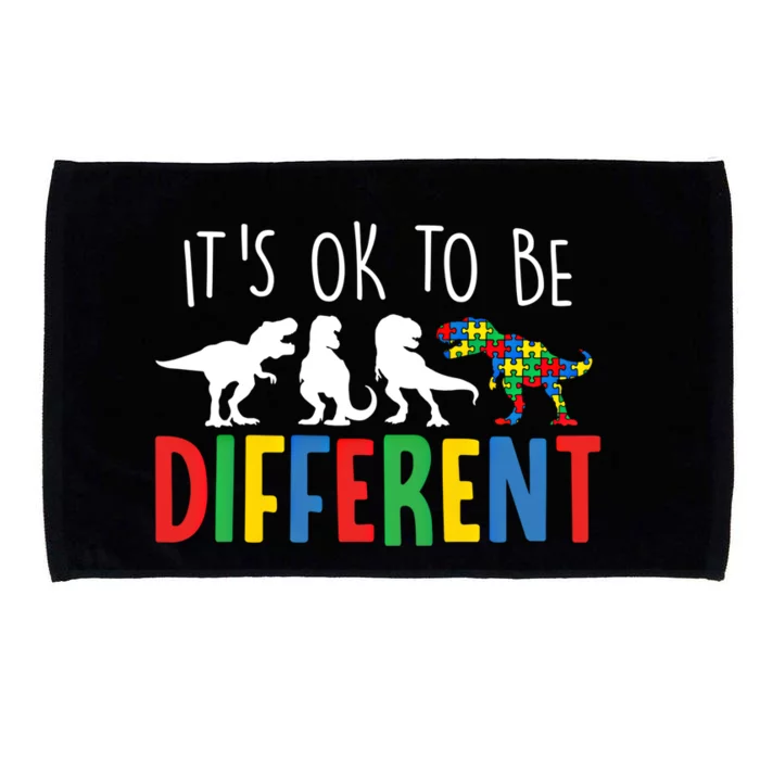 Autism Awareness Dinosaur ItS Ok To Be Different Gift Microfiber Hand Towel