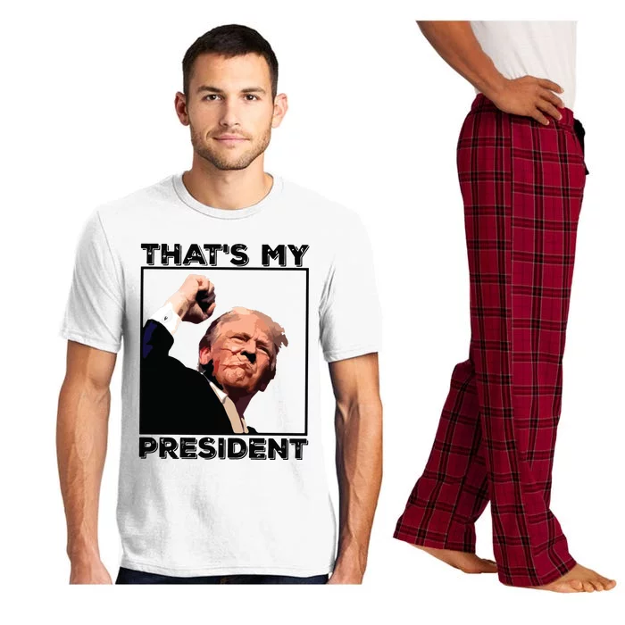 Assassination Attempt Donald Trump Fist Pumping Trump Bleeding Trump Pajama Set