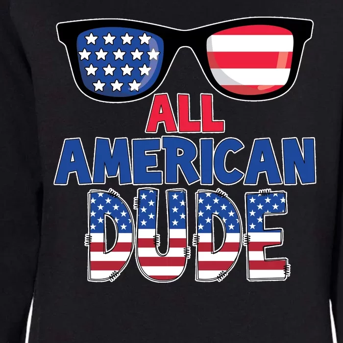 All American Dude 4th Of July Womens California Wash Sweatshirt