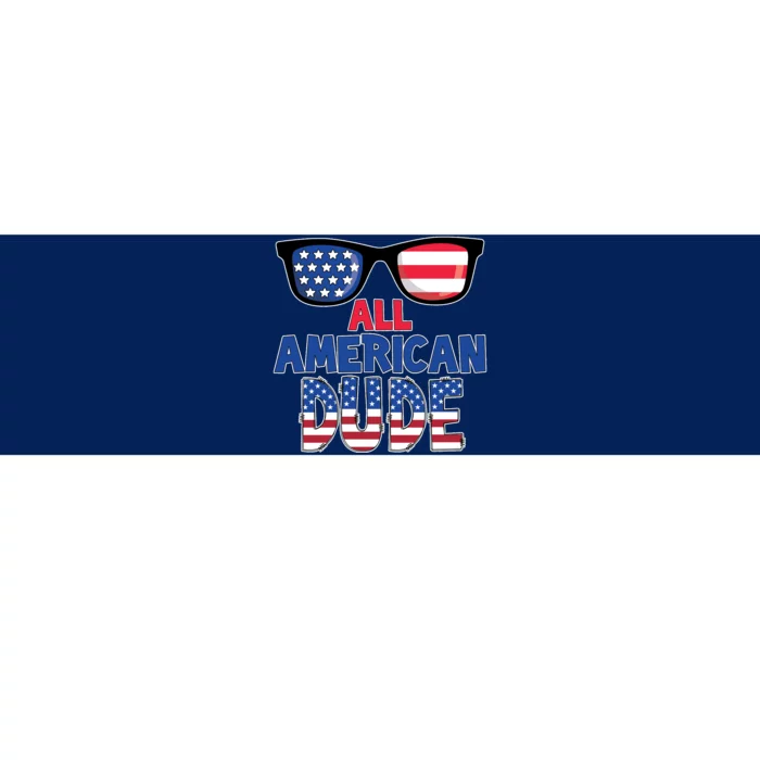 All American Dude 4th Of July Bumper Sticker