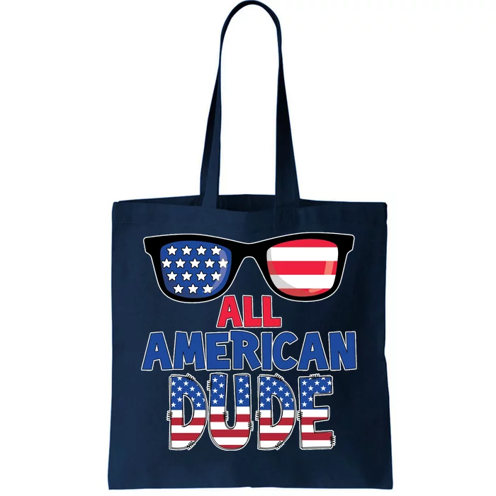 All American Dude 4th Of July Tote Bag