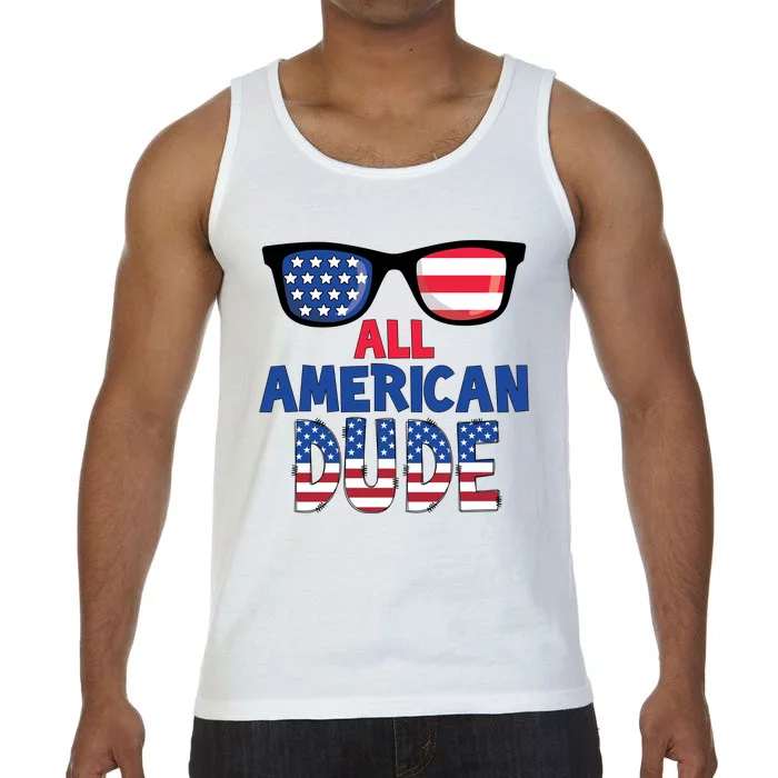 All American Dude 4th Of July Comfort Colors® Tank Top