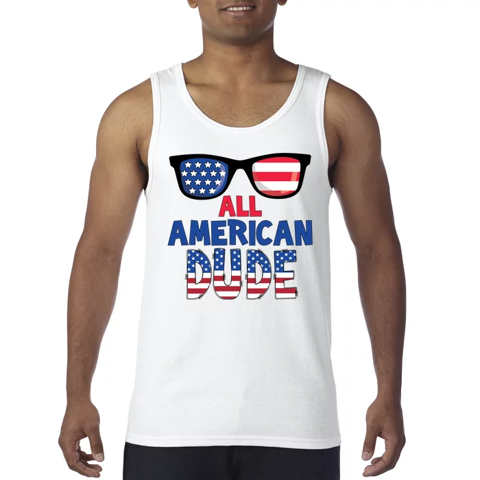 All American Dude 4th Of July Tank Top