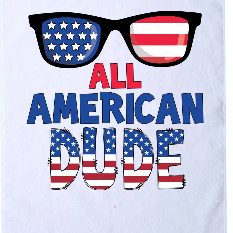 All American Dude 4th Of July Platinum Collection Golf Towel