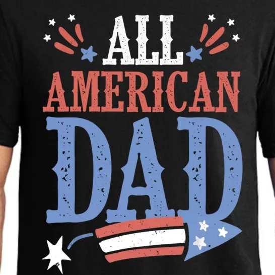 All American Dad 4th Of July Firecracker Independence Day Gift Pajama Set