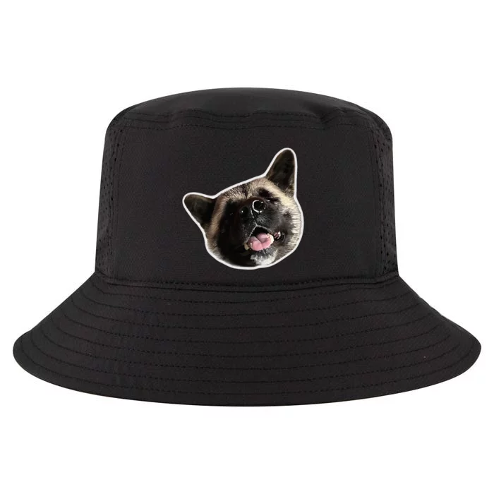 American Akita Dog Lover Design Akita Inu Head Tilt Cool Comfort Performance Bucket Hat