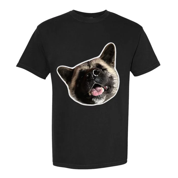 American Akita Dog Lover Design Akita Inu Head Tilt Garment-Dyed Heavyweight T-Shirt