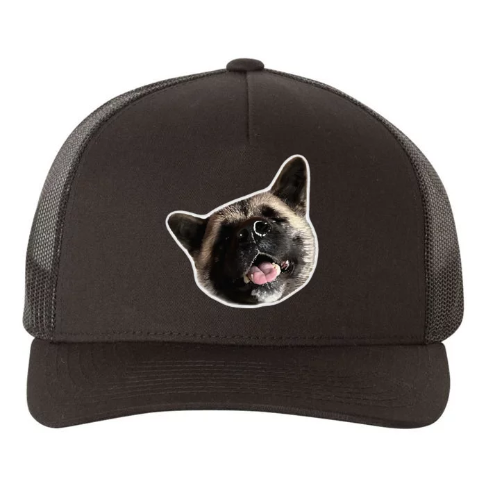 American Akita Dog Lover Design Akita Inu Head Tilt Yupoong Adult 5-Panel Trucker Hat