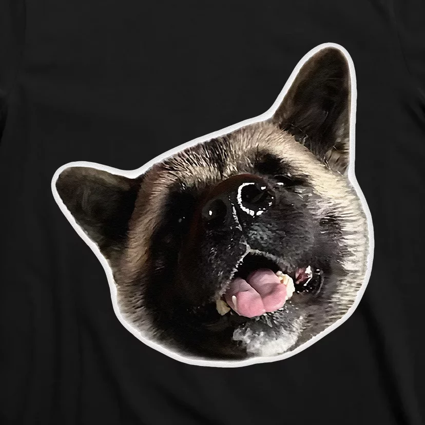 American Akita Dog Lover Design Akita Inu Head Tilt T-Shirt