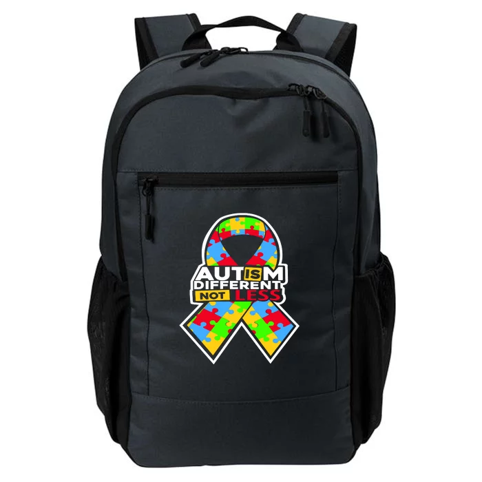 Autism Awareness Different Not Less Puzzle Ribbon Daily Commute Backpack