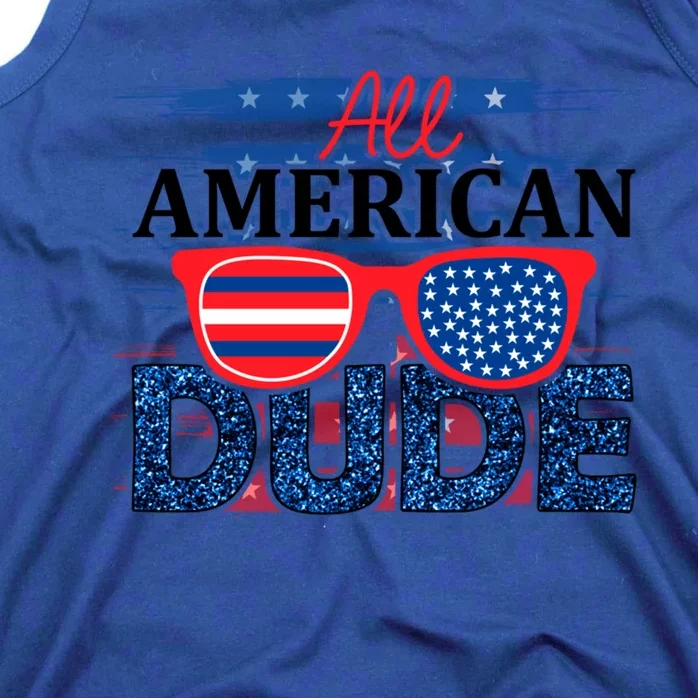 All American Dude 4th Of July Clothes And Accessories Great Gift Tank Top