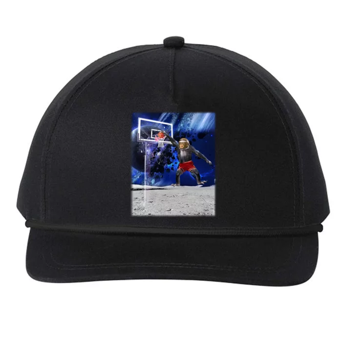 Air Ape Dunking Basketball Monkey Snapback Five-Panel Rope Hat