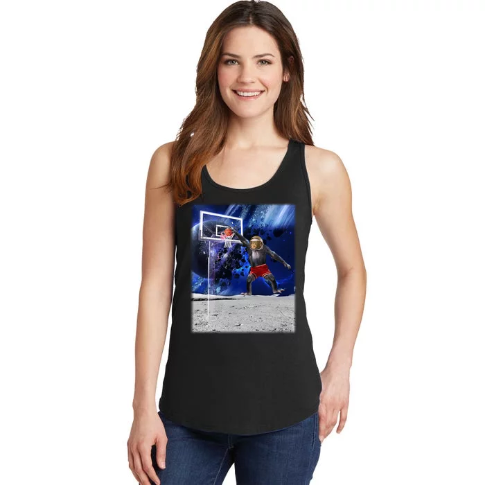 Air Ape Dunking Basketball Monkey Ladies Essential Tank