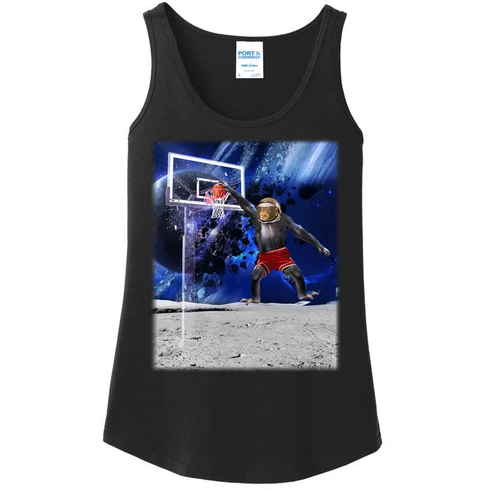 Air Ape Dunking Basketball Monkey Ladies Essential Tank