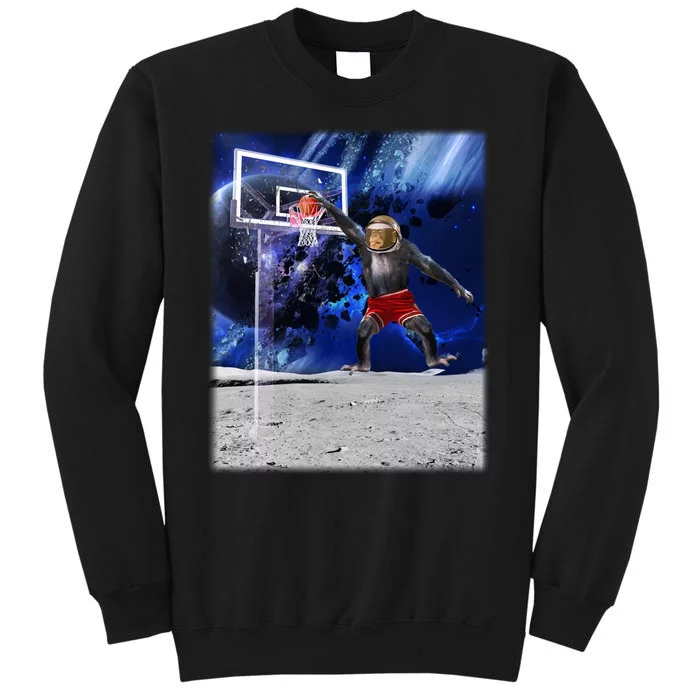 Air Ape Dunking Basketball Monkey Tall Sweatshirt