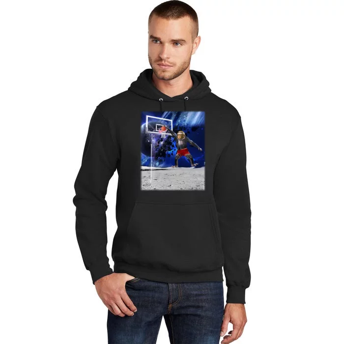 Air Ape Dunking Basketball Monkey Tall Hoodie