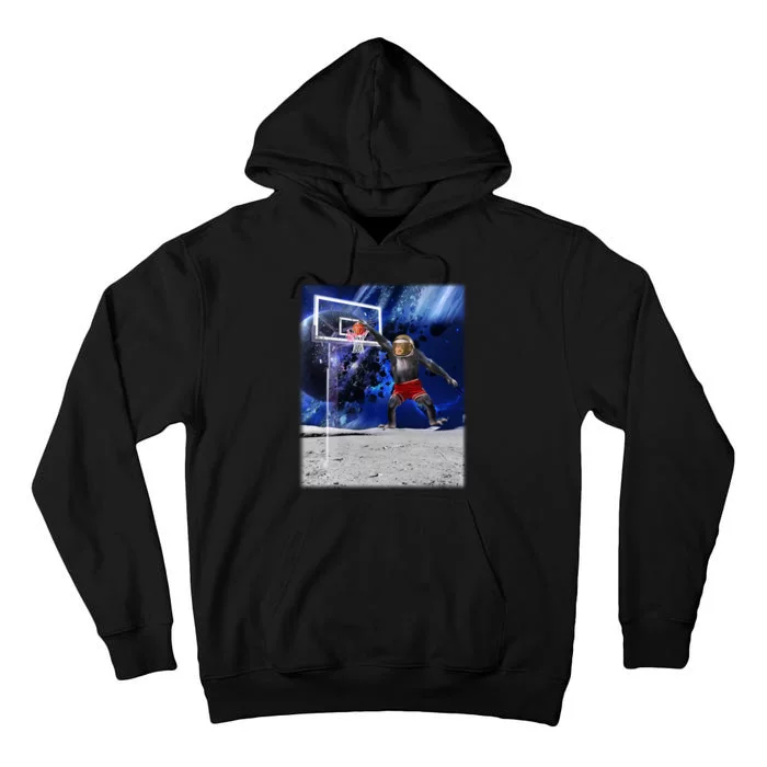 Air Ape Dunking Basketball Monkey Tall Hoodie