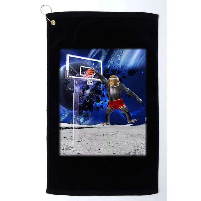 Air Ape Dunking Basketball Monkey Platinum Collection Golf Towel