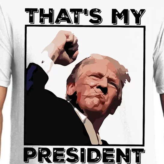 Assassination Attempt Donald Trump Fist Pumping Trump Bleeding Trump Pajama Set