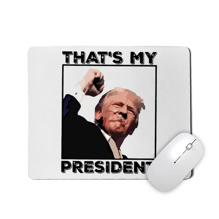 Assassination Attempt Donald Trump Fist Pumping Trump Bleeding Trump Mousepad