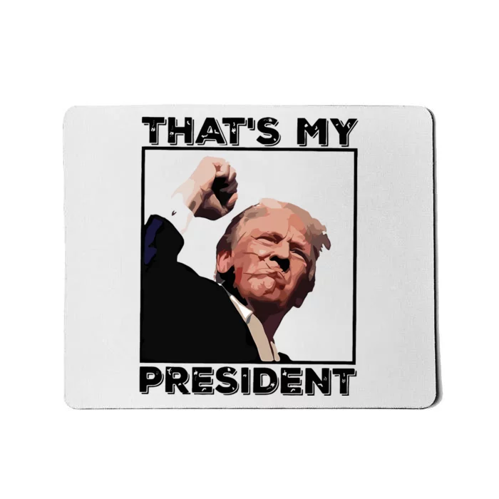 Assassination Attempt Donald Trump Fist Pumping Trump Bleeding Trump Mousepad