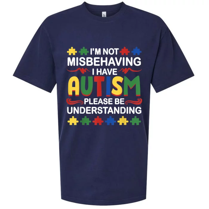 Autism Awareness Day Puzzle Pieces Autistic Spectrum ASD Sueded Cloud Jersey T-Shirt