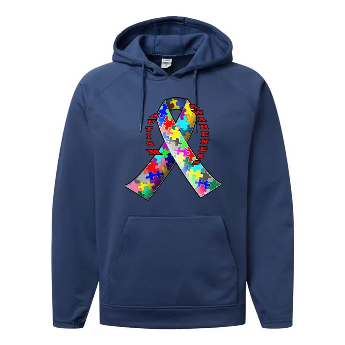 Autism Awareness Day Love Performance Fleece Hoodie