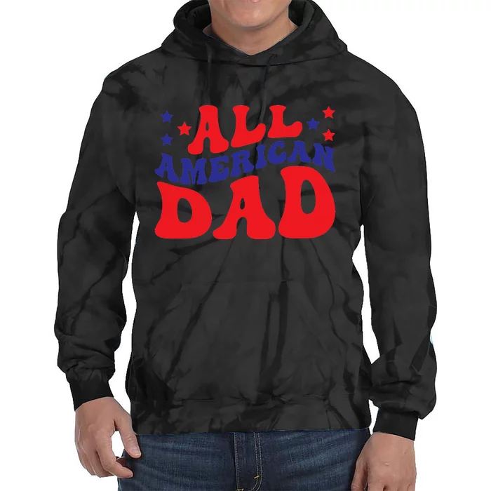 All American Dad Gift Classic Tie Dye Hoodie