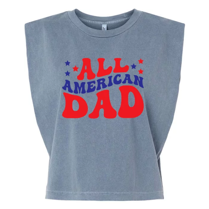 All American Dad Gift Classic Garment-Dyed Women's Muscle Tee