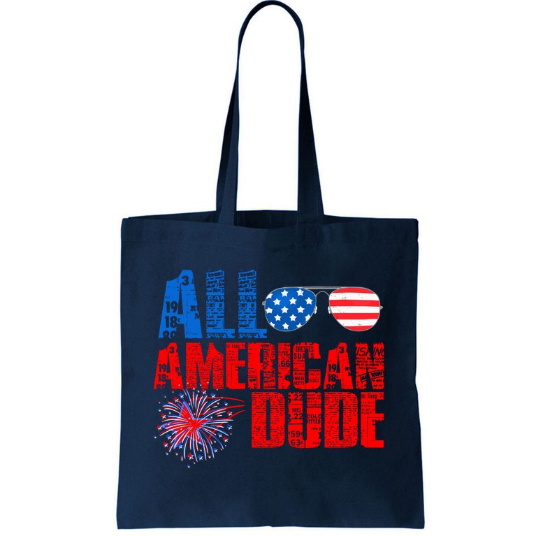 All American Dude 4th Of July Tote Bag