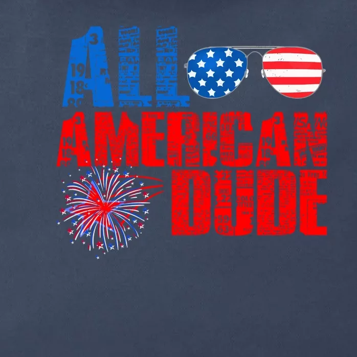 All American Dude 4th Of July Zip Tote Bag