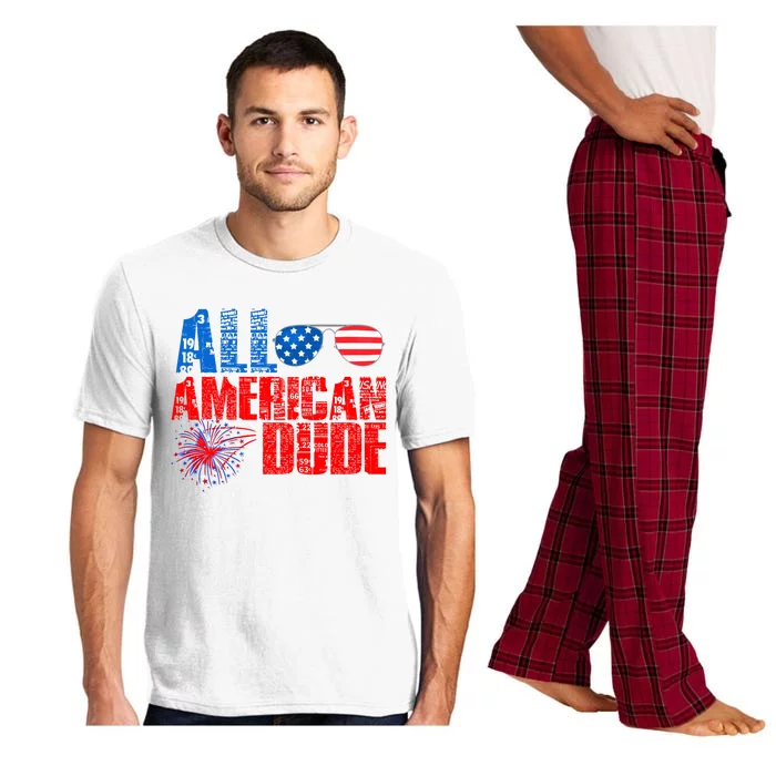 All American Dude 4th Of July Pajama Set