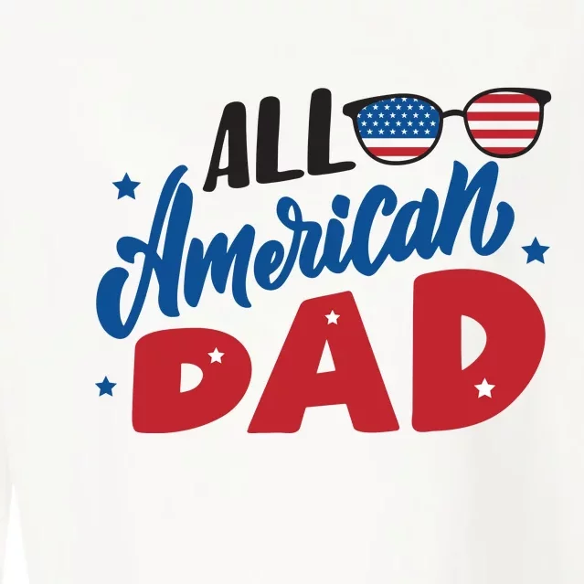 All American Dad | 4th Of July Family Outfits Cropped Pullover Crew