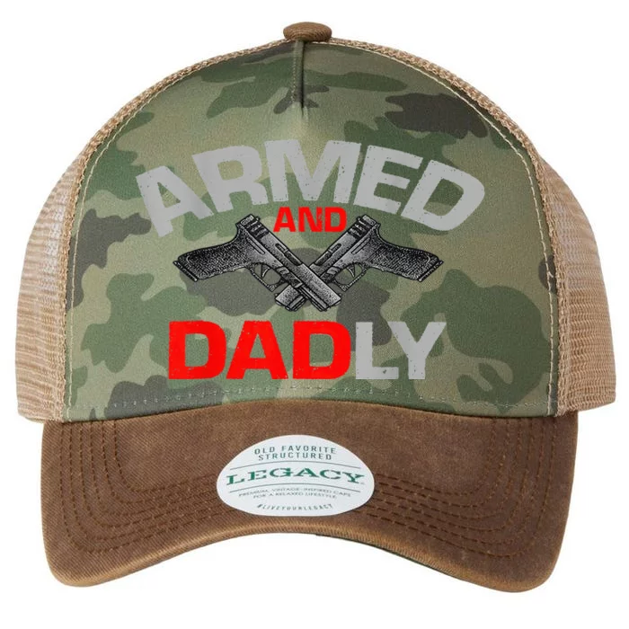 Armed And Dadly Father's Day Legacy Tie Dye Trucker Hat