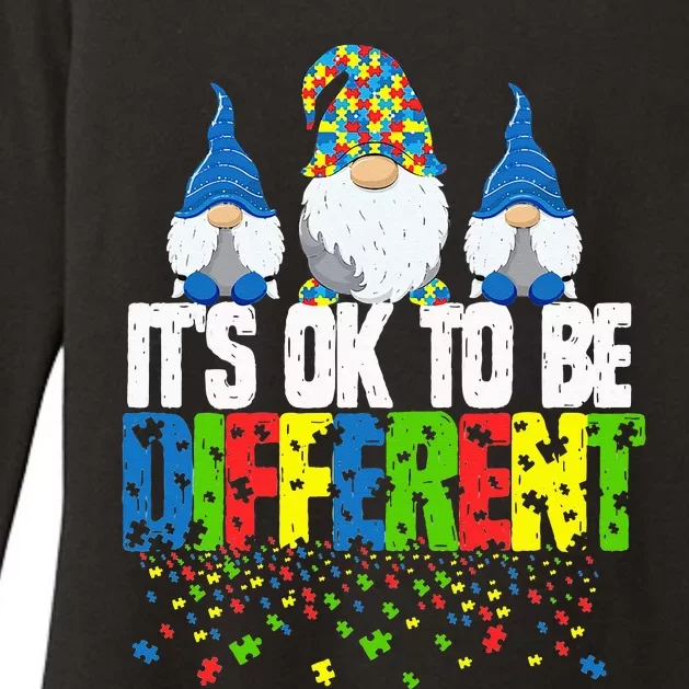 Autism Awareness Day Gnomes Tee It's Ok To Be Different Womens CVC Long Sleeve Shirt