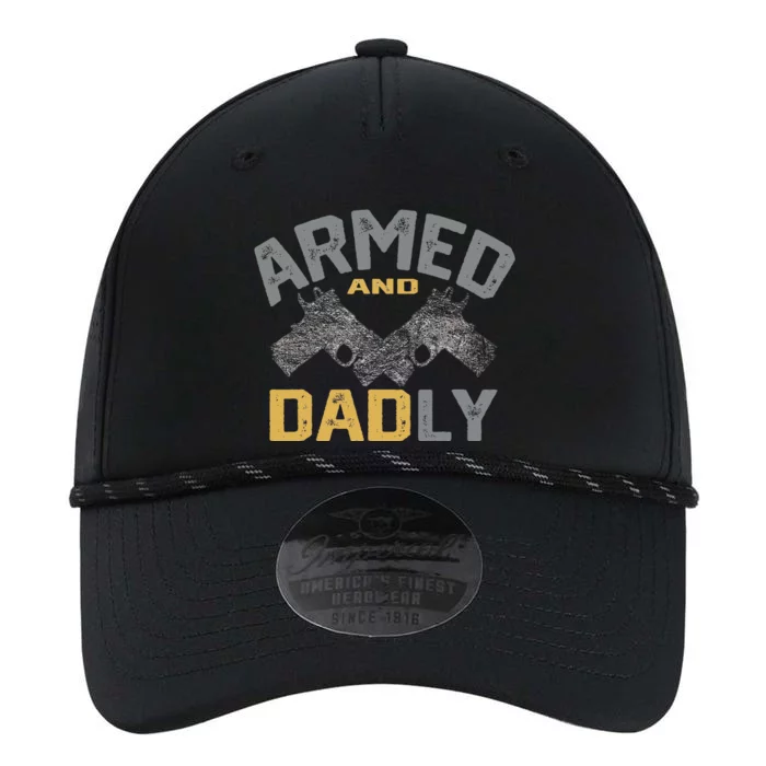 Armed And Dadly Funny Deadly Father Gifts For Fathers Day Performance The Dyno Cap