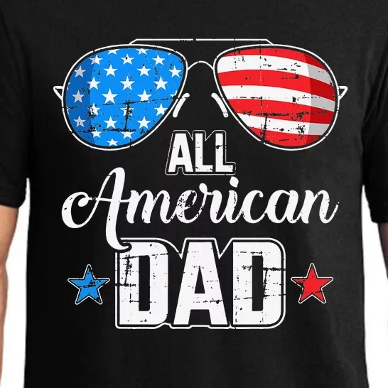 All american dad US flag sunglasses for matching 4th of July Pajama Set