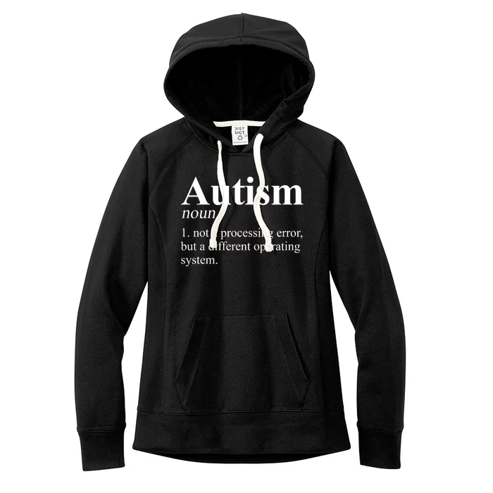 Autism Awareness Definition Gift Women's Fleece Hoodie