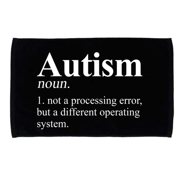 Autism Awareness Definition Gift Microfiber Hand Towel