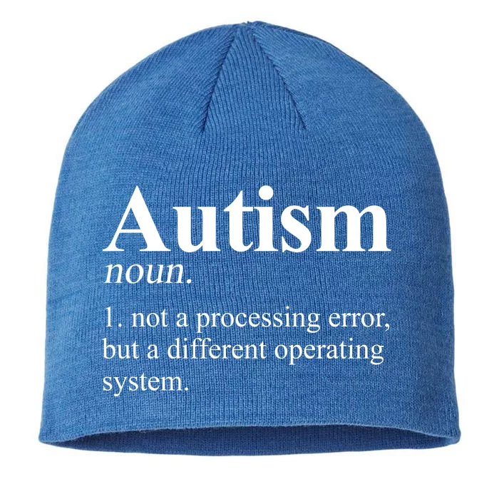 Autism Awareness Definition Gift 8 1/2in Sustainable Knit Beanie