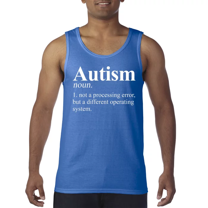 Autism Awareness Definition Gift Tank Top