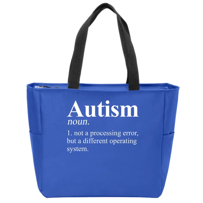 Autism Awareness Definition Gift Zip Tote Bag