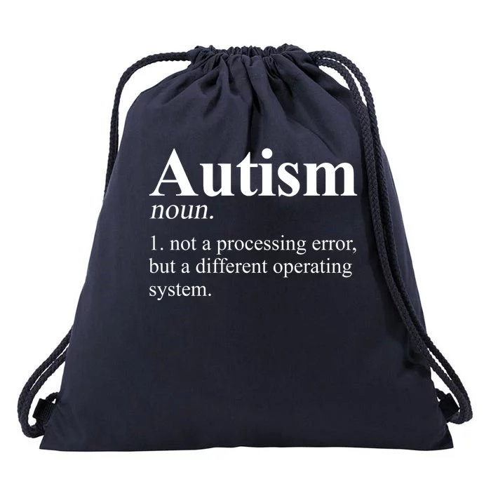 Autism Awareness Definition Gift Drawstring Bag