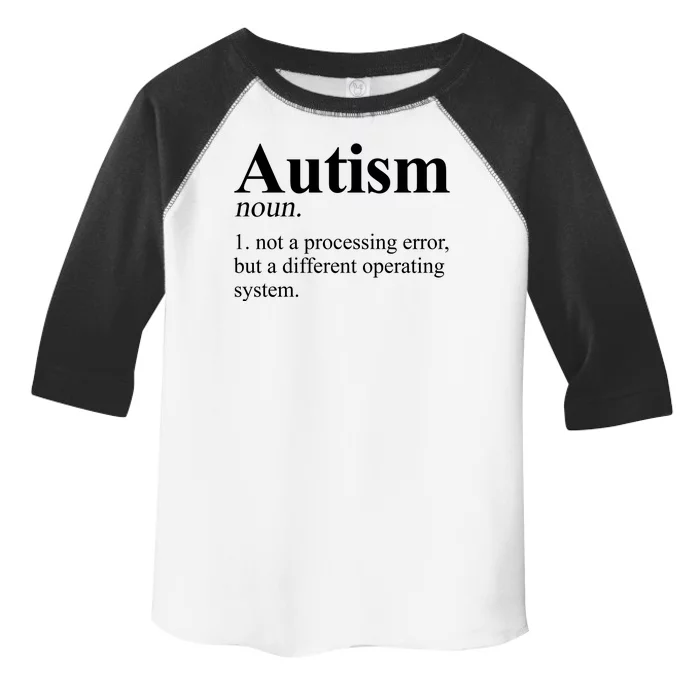 Autism Awareness Definition Gift Toddler Fine Jersey T-Shirt