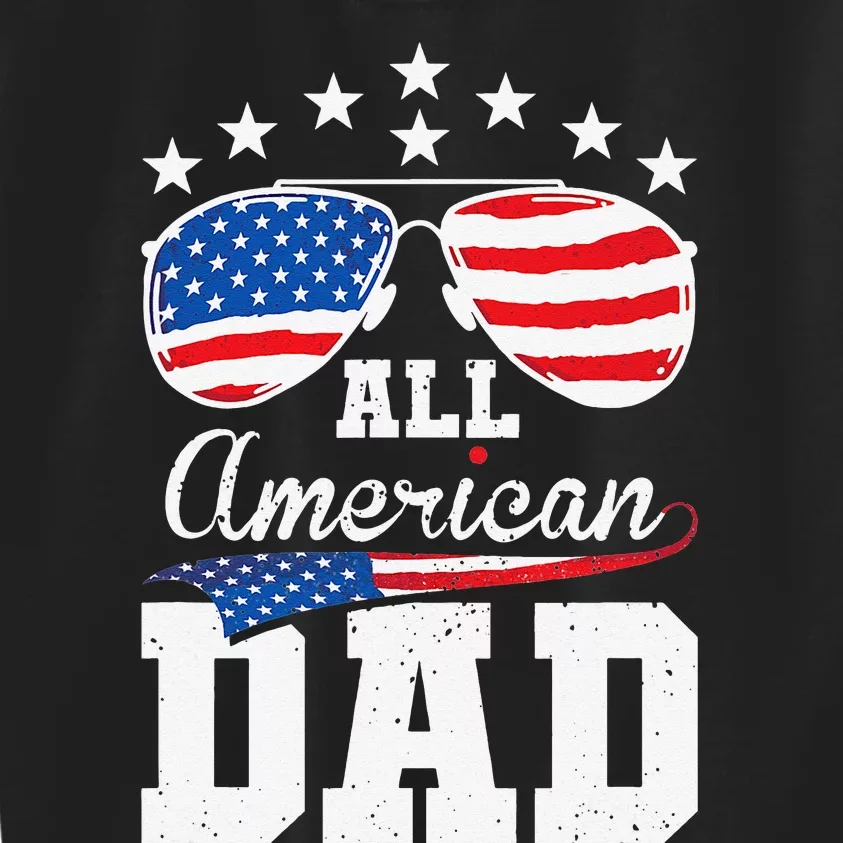 All American Dad 4th of July Matching Family Kids Sweatshirt